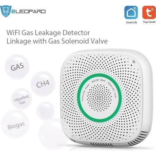 ELEOPARD Wi-Fi Leakage GAS Detector Alarm For Tuya Smart life Smart Home Security EU/US/UK plug