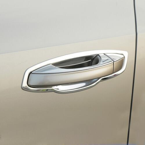 For Skoda Octavia 2015-2018 Octavia wagon 2017-2018 Stainless steel Door bowl Handle decorate protect Scratch proof