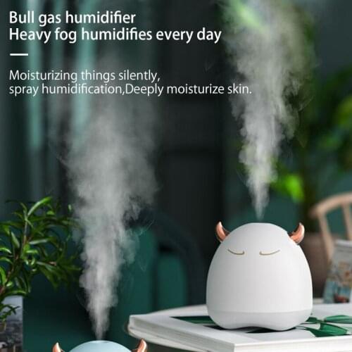 ELOOLE 280ml Cute Pet Humidifier Portable Home Car Air Purifier Bedroom Aroma Humidificador Difusor Aromaterapia USB Mist Maker