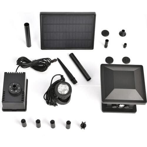 Solar Power Fountain Water Pump Panel Kit Pool Garden Fish Pond Waterpump aquarium brushless pump Water Pumps Solar Fountain