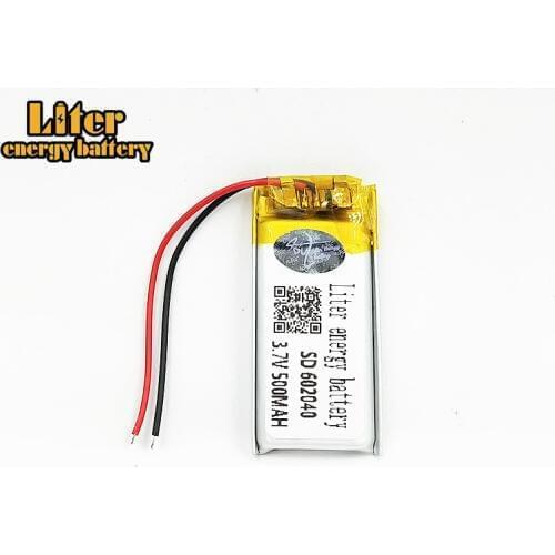 Liter energy battery 3.7V polymer lithium battery 062040 602040 500MAH MP4 MP5 GPS MP3 Bluetooth small speaker