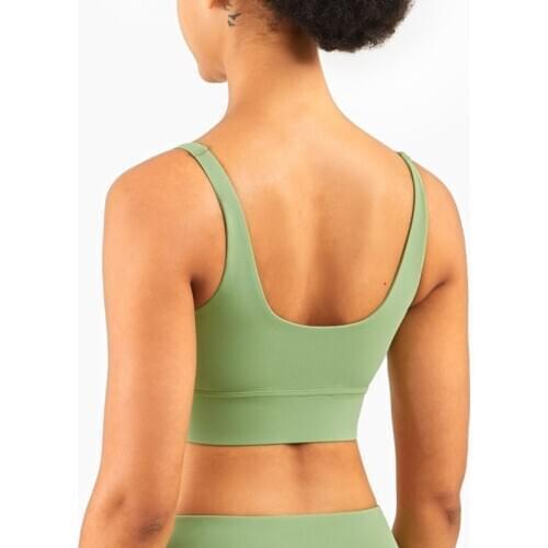 Popular High Quality Sexy Gym Beauty Bra Tank Top Workout Sports Bra For Women Sexy Push Up Tight Quick Dry Bralette Brasieres