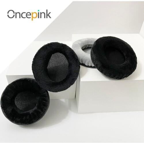Oncepink Replacement EarPads For Philips SBC-HP400 SBC-HP430 Headphone Thicken Velvet Ear Cushion Earphones Accessories