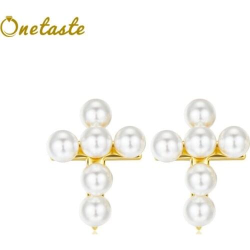 Серьги с жемчугом Onetaste China At AliExpress