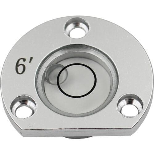 Size 28.5*8mm Alloy metal shall Semicircle Level bubble Liquid level Indicator for Total Station Leica with Mounting Holes