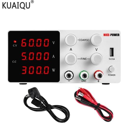 Adjustable Laboratory dc Power Supply 30V 60V 120V 10A 5A3A Bench Voltage Regulator Switching 4 digit lab Power Source 110v 220V