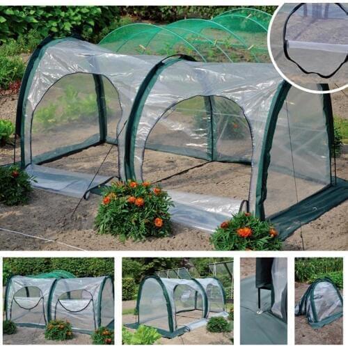 Mini Foldable Greenhouse Mini Pop Up Grow House Garden Indoor Outdoor Backyard Protector Portable Gardening Plant Shelter