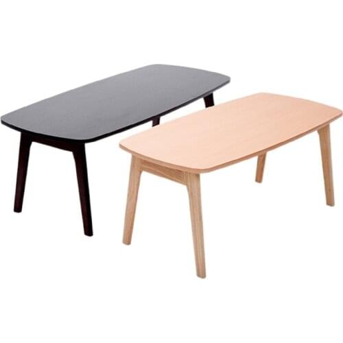 Modern Wooden Table Legs Folding 120x55cm Living Room Furniture Low Wood Foldable Tea Coffee Side Table Natural/Brown