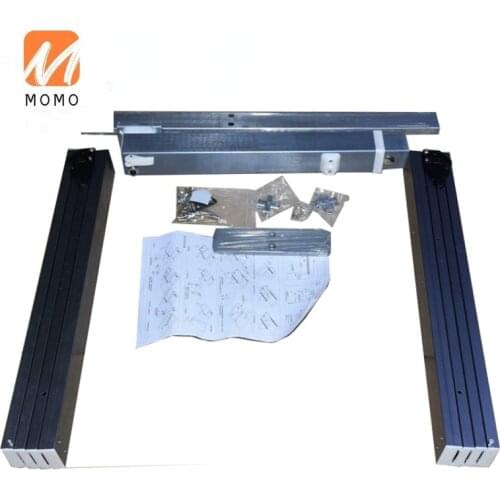 Space Saving Modern Smart Furniture Hardware 4 Section Pull Out Party Table T Aluminum Extension Table Slide Parts Mechanism