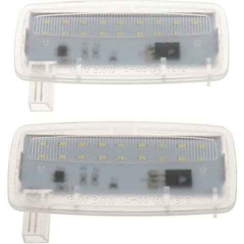 2Pcs LED Mirror Light Sun Visor Lamp For-BMW E93 E93 LCI E88 Rolls-Royce RR2 Drophead RR3