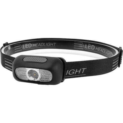 Boruit LED Headlamp USB Rechargeable Night Running Headlight B7 SOS Light Mini Head Lamp Flashlight Red Strobe Light Work Lamp