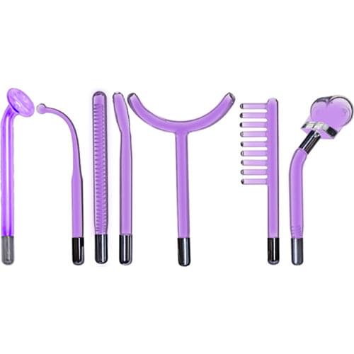 High Frequency Replacement Electrodes Glass Tube for Facial Body Electrotherapy Wand Skin Care Ance Spot Wrinkle Removal Beauty