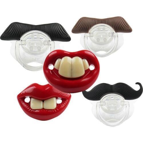 Newborn Baby Funny Silicone Dummy Nipple Teethers Toddler Pacy Orthodontic Nipples Teether Soothers For Baby Baby Pacifier