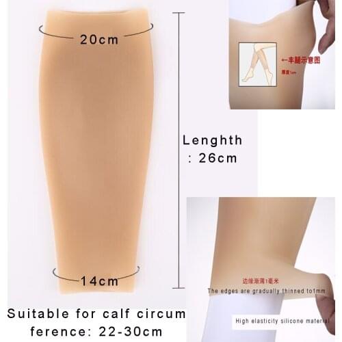 Women Ultra-thin Silicone Leg Cover Limb Scars Concealed Enhanced Leg and Arm Beauty Soft 1 Piece of Left or Right Leg