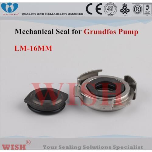 16MM Grundfos type LM mechanical seal