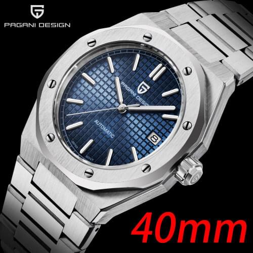 PAGANI DESIGN 1617 Top Brand Men Watch Military Sport Automatic Mechanical Watches Waterproof Stainless Steel Relogio Masculino