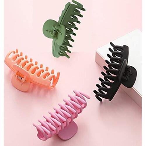 4pcs Elegant Big Hair Claw Clips 4 Inch Nonslip Large Claw Clip For Women Hair Clips Headwear For Women Girl Hair Accessories #l