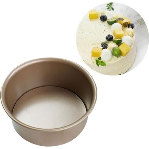 Non-stick Round Shape Cake Mold Metal Cake Mold For Chocolate Dessert Mould DIY Decorating Cake Tools Baking Pan Baking Tool