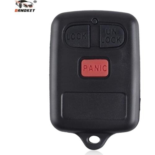 Dandkey Remote Key Case Shell Replacement Empty Key Shell DIY Key Shell 2014 For BYD F3 F3R Fob 3 Buttons