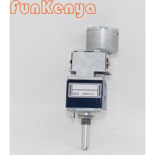 Dual 10KA 50KA 100KA Stereo ALPS RK27 Motorized Potentiometer Round Handle
