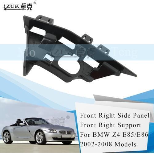 ZUK Front Bumper Bracket Support Spacer For BMW Z4 E85 E86 2002 2003 2004 2005 2006 2007 2008 OE#:51117165180 / 51117165179