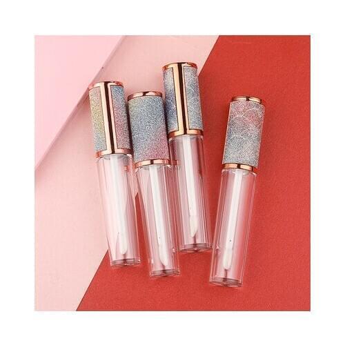 5ml Round Lip Gloss Tubes High Grade Clear Plastic Empty Lip Gloss Containers lipgloss Bottles Cosmetic Packaging Containers