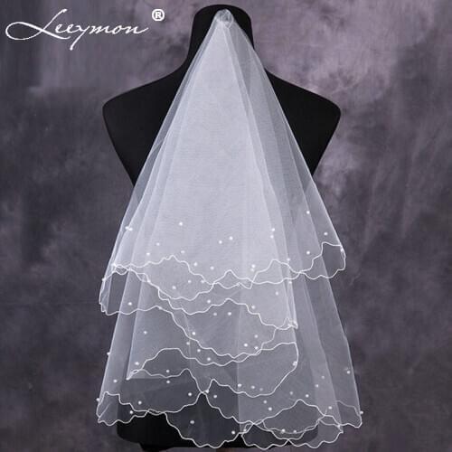 Свадебные короткие фаты Leeymon China At AliExpress