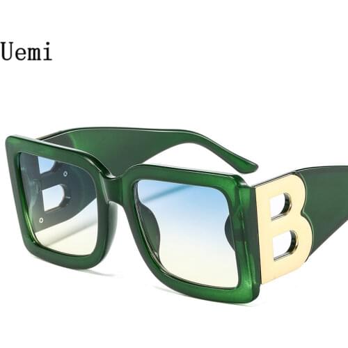 Square Oversized Sunglasses For Women Men High Frame Luxury Sun Glasses Mens Eye Okulary Vintage UV400