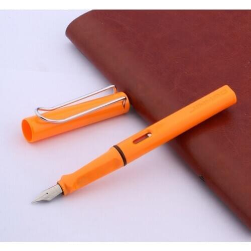 Orange quality fashion design M plastic fountain pen NEW JINHAO 599