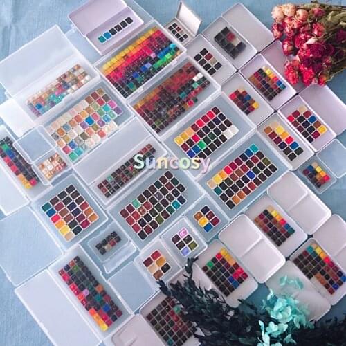 Daniel Smith Pearlescent Mineral Layered Color, Sub Package with 10 15 30 colors watercolors, 0.5ml 1ml, Pinturas de Acuarela