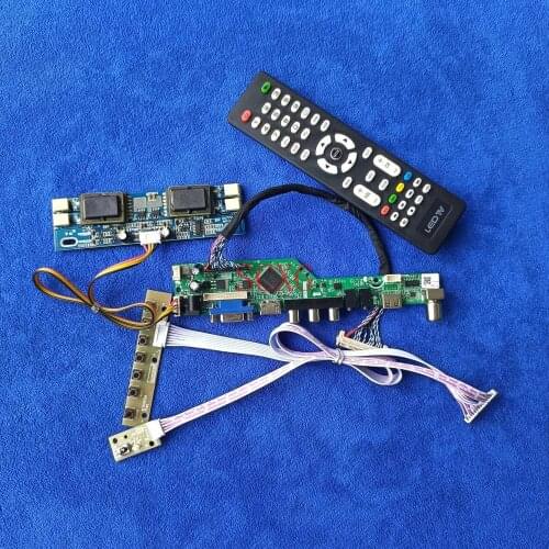 Signal Analog Fit M185B1-L01/TMS185WX1-01TB USB VGA AV HDMI-compatible 4CCFL LCD matrix drive board 1366*768 DIY kit 30-Pin LVDS