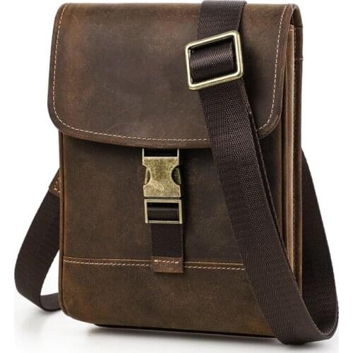 Mans Crossbody Shoulder Bag Men Handbag Large Capacity Genuine Leather 100% Bag for Man luxury Brand Messenger Tote Mini Purse
