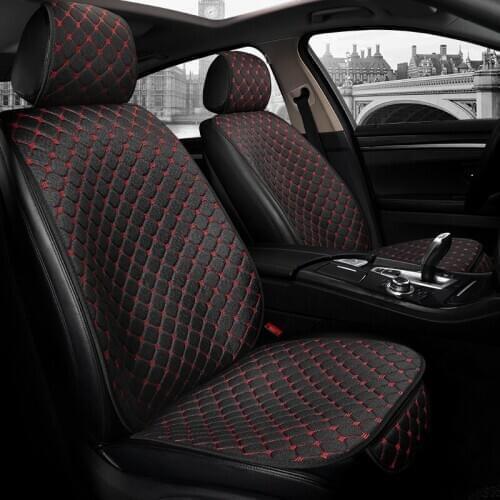 Ultra-Luxury Car Seat Protection Single Seat Without Backrest PU Senior Leather Car Seat Cover For Most Four-Door Sedan&SUV