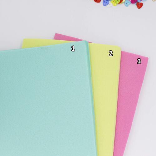 Yellow Pink 1mm Hard Felt,Polyester Fabrics,Needlework Diy Needle Sewing Handmade Fieltro Feltro Entretela