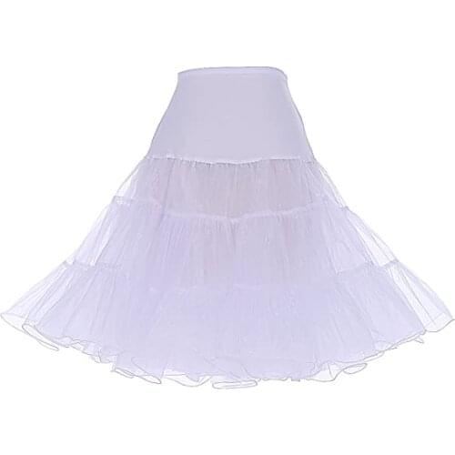 Womens Vintage Rockabilly Petticoat Skirt Tutu Underskirt Latest Looking of New Arrival