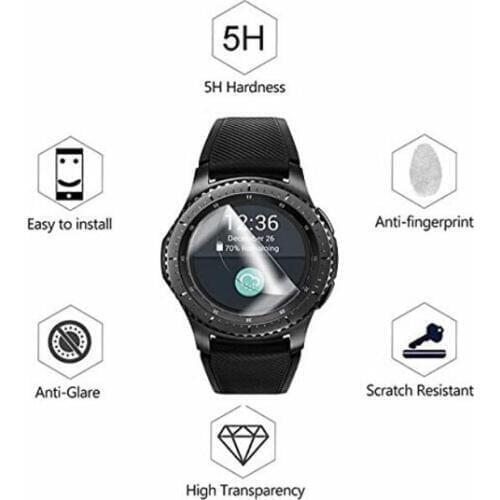 3pc Soft Clear Protective Film Guard For Samsung Gear S2/S3 Classic/Frontier Sport Smart Watch Screen Protector Cover(Not Glass)