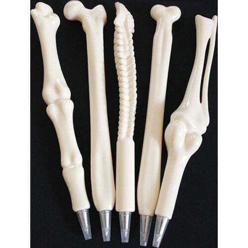 30 pcs/Lot simulate boned ballpoint pen 0.7mm roller ballpens Blue color ink pens for writing Stationery School supplies FB082