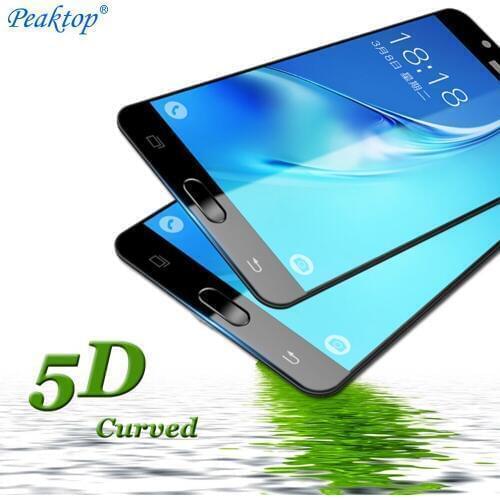 5D Curved Tempered Glass For Samsung Galaxy J7 2016 Screen Protector Glass FOR Samsung Galaxy J7 2016 J710 Full Cover Phone Film