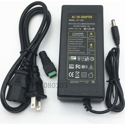 AC110 220V Power Supply Adapter Transformer LED Strip 2A 3A 5A 8A DC 5V 12V 24V 5V 12V 24V Power Supply Adapter US/EU/UK/AU Plug