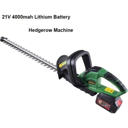 Lithium Cordless Hedge Trimmer Rechargeable Electric Trimmer Pruning Saw with Dual Blade/Saw Gasoline hedge trimmer