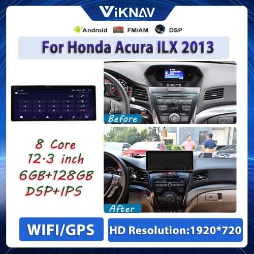 Android 10 Car Radio for Honda Acura ILX 2013 Car stereo receiver DVD player touch screen GPS navigation multimedia player 2 Din