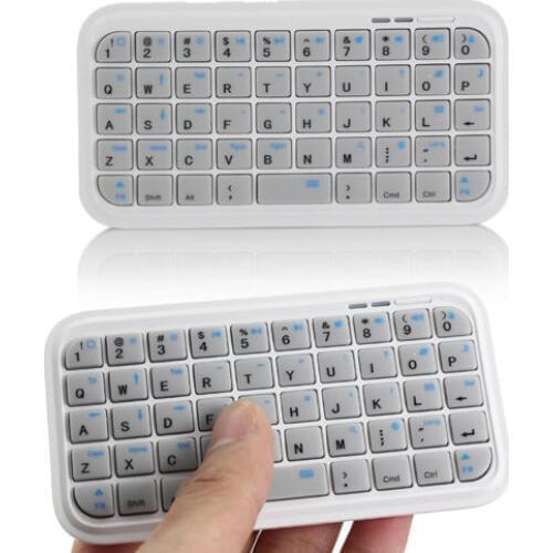 Mini Wireless Bluetooth Keyboard with multi media keys for iPhone 7 plus iPad pro air android TV box tablets windows tablets