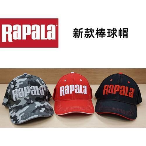 Rapala Red Black Color High Quality Fishing Cap High Quality Adjustable Washed Cotton Baseball Golf Cap Outdoor Sports