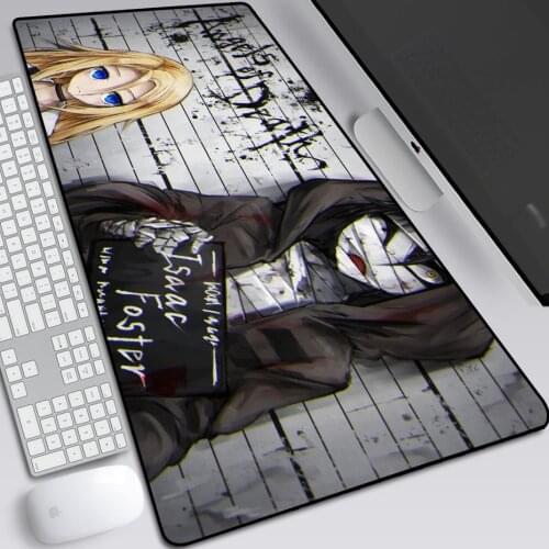 Angels of Death Anime Large Pad Mouse Mat Computer Gamer Locking Edge Mousepad Keyboard Mice Mat Pad