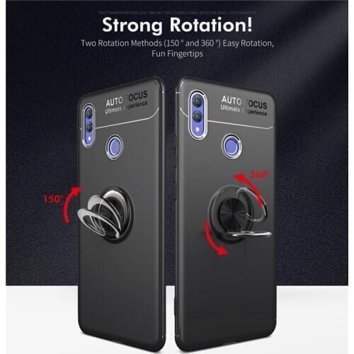 Huawei Honor Note 10 Case Note10 Car Holder Stand Magnetic Bracket Finger Ring Silicone TPU Case For Huawei Note 10 Coque Capa