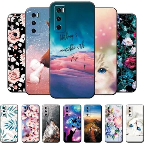 Case For VIVO V20 SE Case v20se v 20 se vivov20se Cases Painted Black Silicone Beautiful Cover For Vivo V20se 6.44 inch Bumper