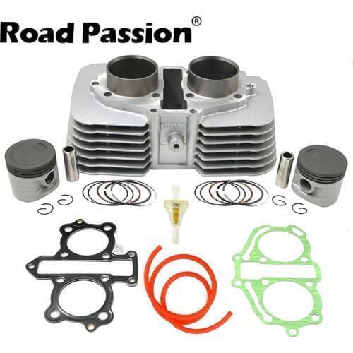 Motorcycle Cylinder Piston Rings Gasket Oil Tube Fuel Filter 53mm For Honda CA250 CMX250 1996-2011 CMX250C Rebel 250 CMX 250