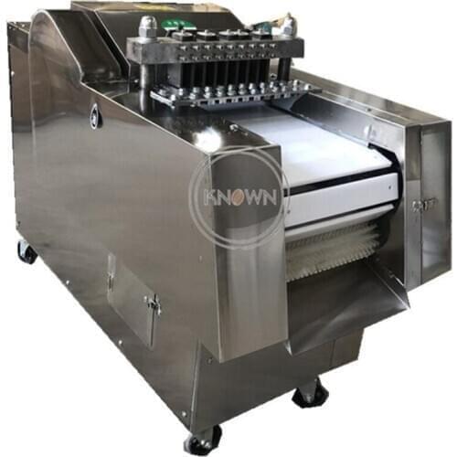 Commerical Electric 300-500kg/h Fresh Meat freezen Steak Chicken Pork Chop Cube Cutting Cutter Machine for Meat Processing I