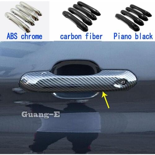 Car Body Cover Detector Stick Frame Trim Door Handle Holder Handrail Armrest Parts 4pcs For Ford Explorer U625 2019 2020 2021