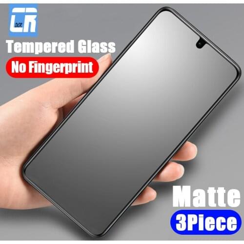 3Pcs Frosted Tempered Glass For Xiaomi Poco X3 NFC M3 M2 F3 F2 Pro 11 10 Lite Redmi Note 9S 10S 10 9 Pro Matte Screen Protector